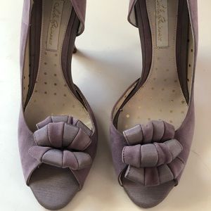 Lulu Guinness Paxi shoes lavender